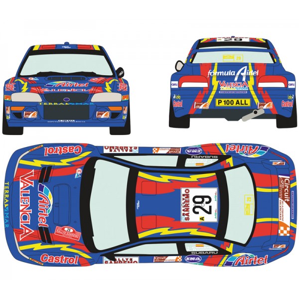 レーシングデカールズ43 1/24 スバル インプレッサ WRC サンレモ