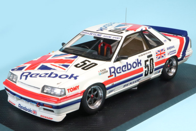 トミーテック × トゥル−スケール 1/18 リーボック スカイライン GTS-R R31 グループA 1989 No.50　T-TSM1801