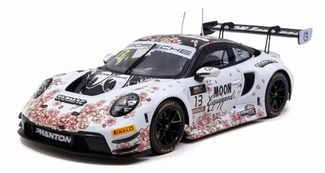 [予約] ターマック 1/18 ポルシェ 911 GT3 R 鈴鹿1000km インターコンチネンタル GT チャレンジ 2025 ファントム グローバル レーシング スン ジンズー / アダリー フォン / ニコ メンツェル　T18-008-25SUZ13