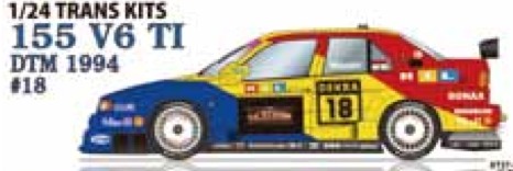 [取り寄せ] スタジオ27 1/24 トランスキット アルファロメオ 155 V6 T1 DTM 1994 No.18　TK2469