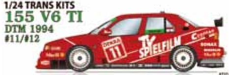 [取り寄せ] スタジオ27 1/24 トランスキット アルファロメオ 155 V6 T1 DTM 1994 No.11/12　TK2471