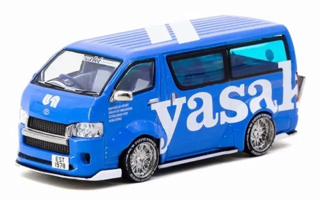 [予約] ターマック 1/64 トヨタ ハイエース ワイドボディ ヤサキ 限定120台　T64-038-YAS