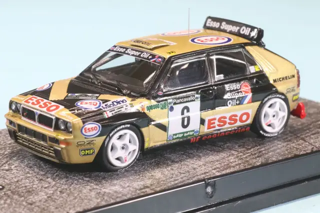 ターマック 1/64 ランチア デルタ HF インテグラーレ ECR ピアンカヴァロ ラリー 1993 ウィナー ピエロ ロンギ / マウリツィオ イメリト T64-049-93PIR06