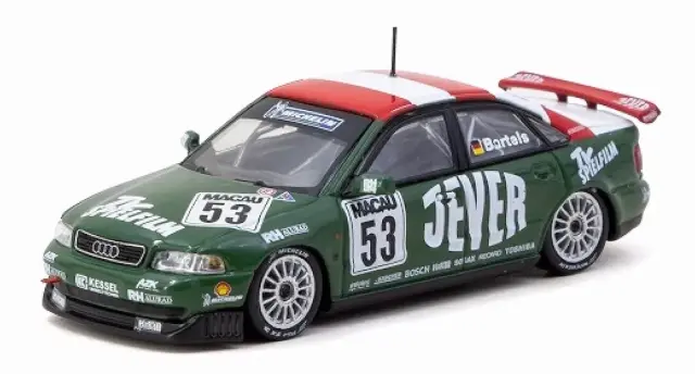[予約] ターマック 1/64 アウディ A4 クワトロ マカオ ギア 1999 ウィナー マイケル バーテルス　T64-077-99MGP53