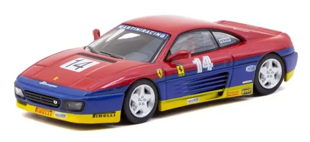 [予約] ターマック 1/64 フェラーリ 348 Challenge イタリア 1993 ファビアン ペローニ　T64-082-93CHA14