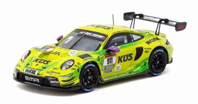 [予約] ターマック 1/64 ポルシェ 911 GT3 R ニュルブルクリンク24h 2024 ローレンス ヴァンスール / トーマス プレイニング / ケビン エストレ / アイハンカン ギュヴェン　T64-084-24NUR911