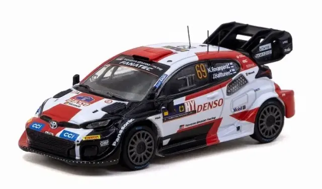 [予約] ターマック 1/64 トヨタ GR YARIS ラリー1 ハイブリッド 中央ヨーロッパラリー 2023 2023 WRCワールドチャンピオン カレ ロヴァンペラ / ヨンネ ハルトゥネン　T64-085-23CER69