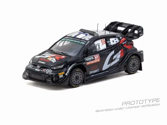 [予約] ターマックワークス 1/64 トヨタ GR ヤリス Rally1 HYBRID サファリ・ラリー・ケニア 2024 ウィナー カッレ・ロバンペラ / ヨンネ・ハルットゥネン　T64-085-24SAF69