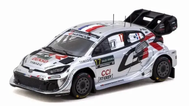 [予約] ターマック 1/64 トヨタ GR ヤリス ラリー1 ハイブリッド ラリー サウジアラビア 2025 WRC ワールドチャンピオン セバスチャン オジエ / ヴァンサ　T64-085-25RSA17