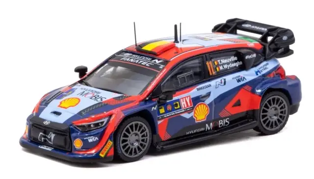 [予約] ターマック 1/64 ヒョンデ i20 N ラリー1 Hybrid WRC セントラル ヨーロピアン ラリー 2023 ウィナー ティエリー ヌービル / マルティン ウィダエグ　T64-089-23CER11