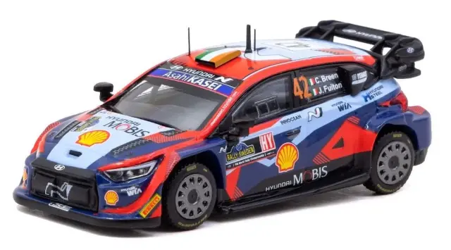 [予約] ターマック 1/64 ヒョンデ i20 N ラリー1 ハイブリッド 2023 ラリー スウェーデン クレイグ ブリーン / ジェームズ フルトン　T64-089-23RS42