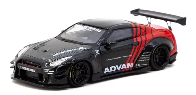 [予約] ターマック 1/64 LBワークス ニッサン GT-R タイプ2 アドバン T64-090-AD