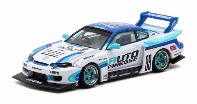 [予約] ターマック 1/64 ニッサン シルビア (S15) LB-スーパーシルエット オートフィネス　T64-091-AF