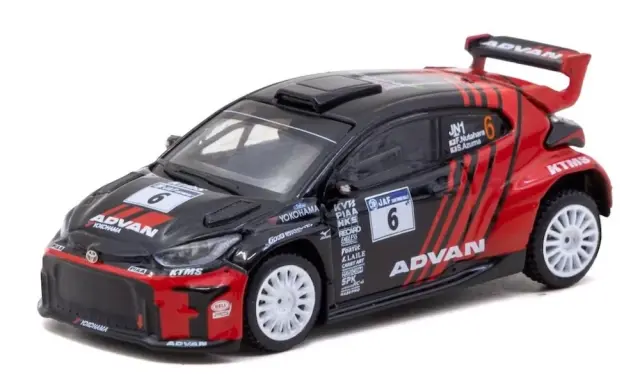 [予約] ターマック 1/64 トヨタ GRヤリス ラリー2 全日本ラリー選手権 2024 奴田原文雄 / 東駿吾　T64-092-24JRC06
