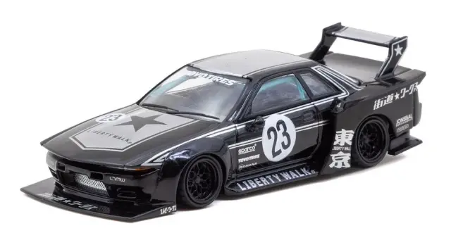 [予約] ターマック 1/64 LB-KAIDO WORKS ニッサン R32 スカイライン ブラック　T64-097-BLK