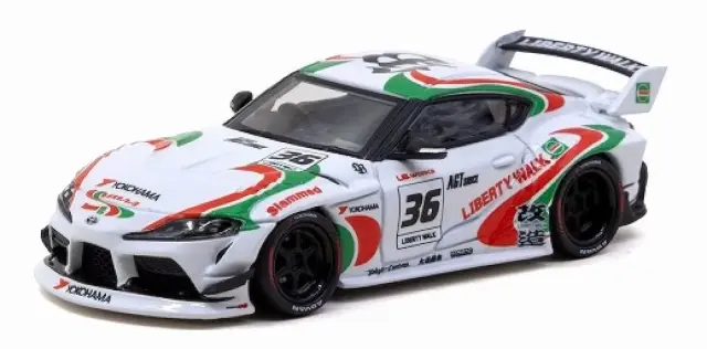 [予約] ターマック 1/64 LB-WORKS トヨタ スープラ (A90) ホワイト　T64-109-WH