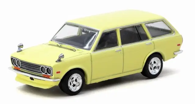 [予約] ターマック 1/64 ダットサン ブルーバード 510 ワゴンイエロー　T64G-026-YL