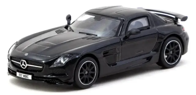 [予約] ターマック 1/64 メルセデスベンツ SLS AMG クーペ ブラックシリーズ ブラックメタリック T64G-027-BK