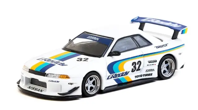 [予約] ターマックワークス 1/64 ニッサン スカイライン GT-R R32 ワイドボディ ジョンシバルデザインワークス グレッディ リミテッドエディション　T64G-061-GDY