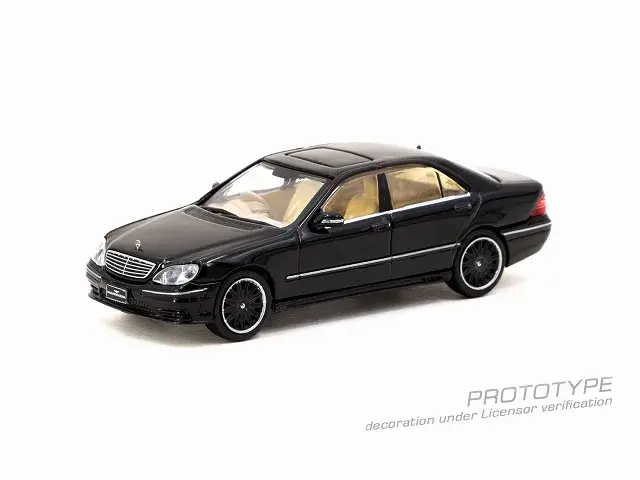 [予約] ターマックワークス 1/64 メルセデスベンツ Sクラス WALDカスタム ブラック　T64G-072-BK