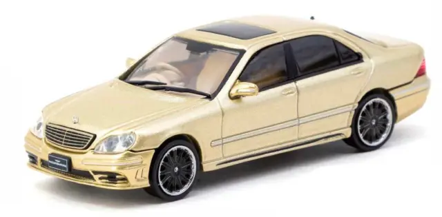 [予約] ターマックワークス 1/64 メルセデス・ベンツ Sクラス ヴァルド ゴールド　T64G-072-GO