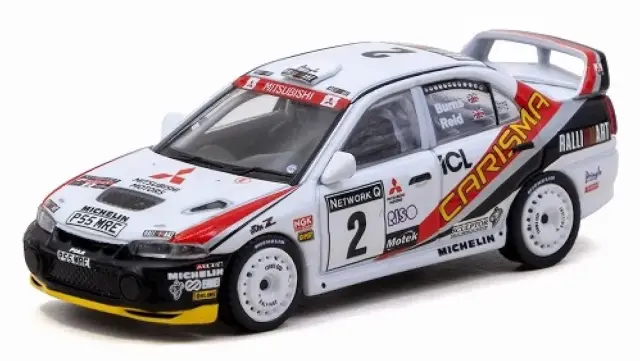 [予約] ターマック 1/64 ミツビシ カリスマ GT エボリューション4 1997 RACラリー リチャード バーンズ / ロバート リード　T64G-076-97RAC02