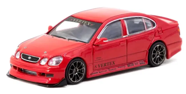 [予約] ターマックワークス 1/64 ヴェルテックス トヨタ アリスト JZS161 レッド　T64G-081-RE