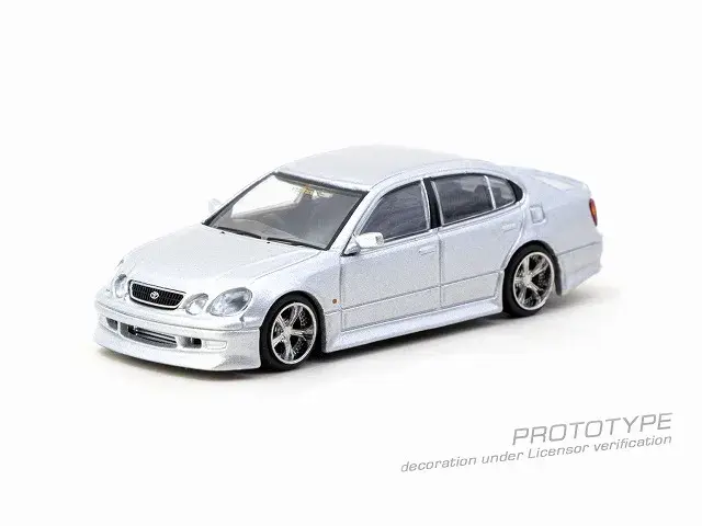 [予約] ターマックワークス 1/64 ヴェルテックス トヨタ アリスト JZS161 シルバー　T64G-081-SL