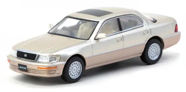 [予約] ターマックワークス 1/64 レクサス LS400 シャンパンベージュメタリック　T64G-082-GO
