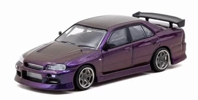 [予約] ターマック 1/64 ニッサン URAS スカイライン ER34 ミッドナイトパープル　T64G-088-MP
