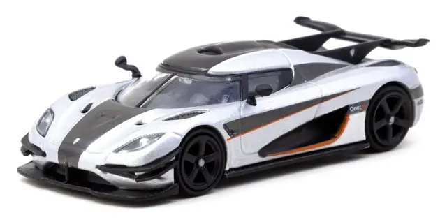 [予約] ターマックワークス 1/64 ケーニグゼグ One:1 シルバー　T64G-TL054-SL