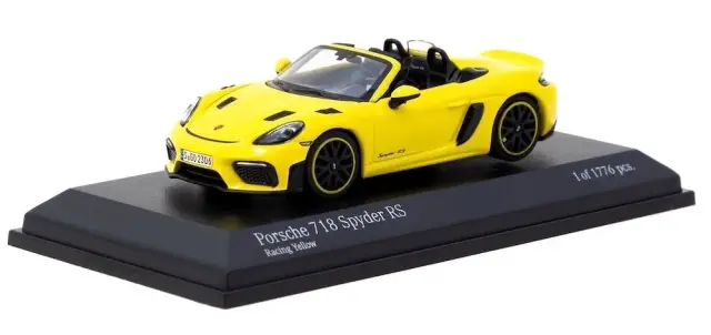 [予約] ターマックワークス 1/64 ポルシェ 718 スパイダー RS レーシングイエロー　T64MC-008-RY