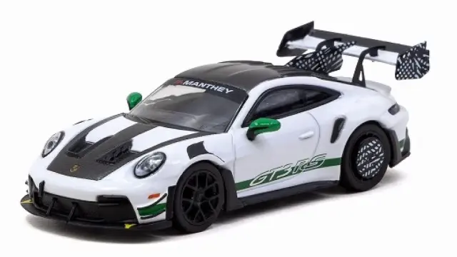[予約] ターマック 1/64 ポルシェ GT3 RS (992.1) MR ホワイト／グリーン　T64MC-023-WG