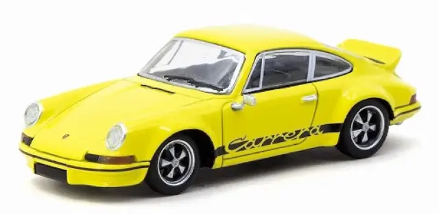 [予約] ターマック 1/64 ポルシェ 911 カレラ RS 2.7 ライトウェイト イエロー　T64S-023-YL