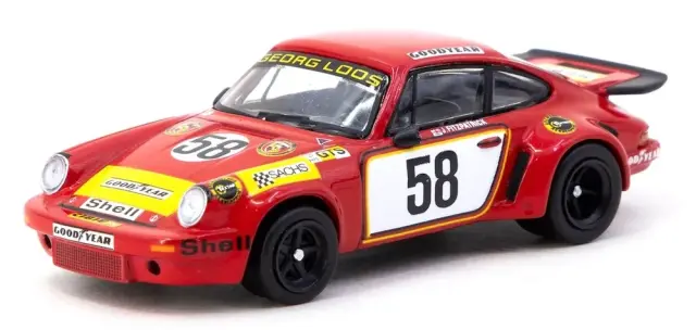 [予約] ターマックワークス 1/64 ポルシェ 911 カレラ RSR 3.0 ルマン 1975 No.58　T64S-024-75LM58