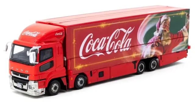 [予約] ターマックワークス 1/64 ミツビシ ふそう スーパーグレート Coca-Cola サンタトラック　T64T-TL001-CC