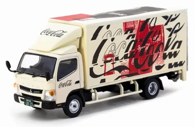 予約] ターマックワークス 1/64 ミツビシふそう キャンター COCA-COLA