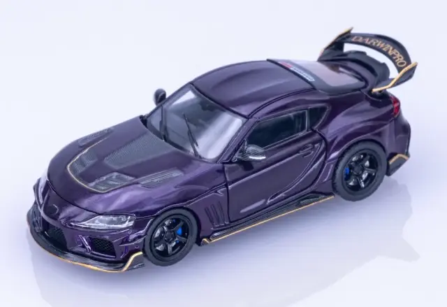 [予約] トップアート 1/64 トヨタ スープラ A90 ダーウィンプロ ワイドボディバージョン パープル　TAO-640014