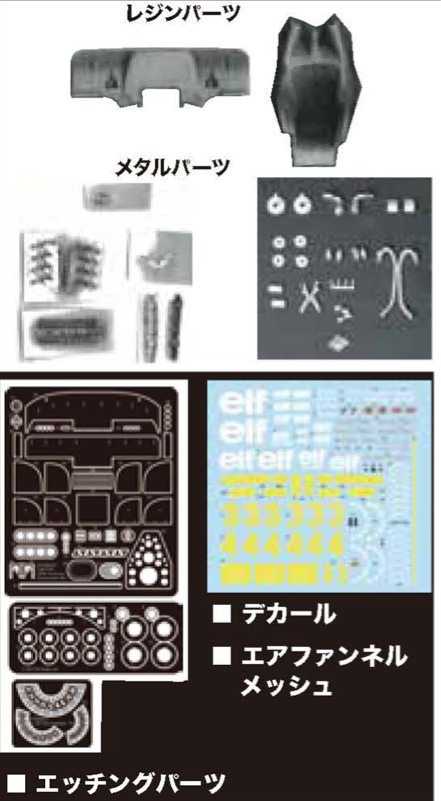 スタジオ27 1/20 ティレル P34 1976 日本GP ディティールアップ