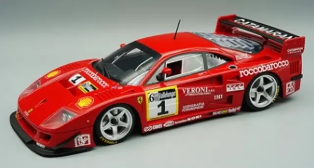 [予約] テクノモデル 1/12 フェラーリ F40 LM ヴァレルンガ ゴールドカップ 6h 1996 A.スキアタレッラ / L.ダラ ノーチェ　TM12-03C