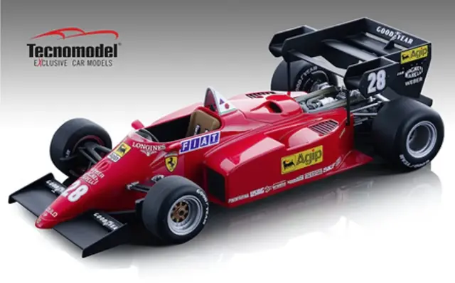 [予約] テクノモデル 1/12 フェラーリ 126 C4-M2 ヨーロッパGP 1984 No.28 R アルヌー　TM12-07A