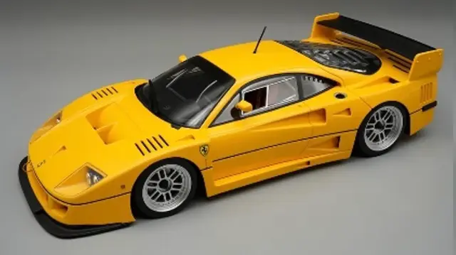[予約] テクノモデル 1/12 フェラーリ F40 LM プレスバージョン 1996 イエローモデナ w/エンケイ シルバーホイール　TM12-17B