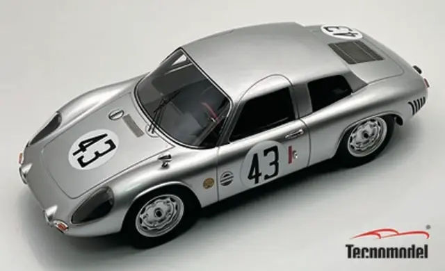 [予約] テクノモデル 1/18 ポルシェ 356B カレラ GS GT セブリング 12h 1964 No.43 B.ポン - J.ブゼッタ　TM18-305D