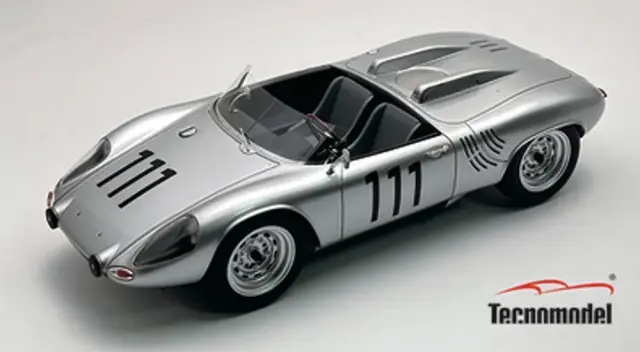 [予約] テクノモデル 1/18 ポルシェ 718 WRS ニュルブルクリンク 1000km 1962 3位入賞車 No.111 G. ヒル / H. ヘルマン　TM18-306C