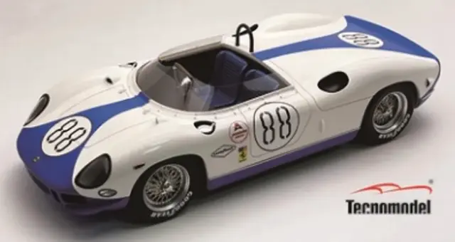 [予約] テクノモデル 1/18 フェラーリ 330P デイトナ2000km 1965 No.88 NART ウォルト・ハンスゲン - デビッド・パイパー　TM18-310C