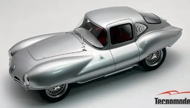 [予約] テクノモデル 1/18 アルファロメオ C52 ディスコ・ヴォランテ クーペ 1953 メタリックシルバー　TM18-329C