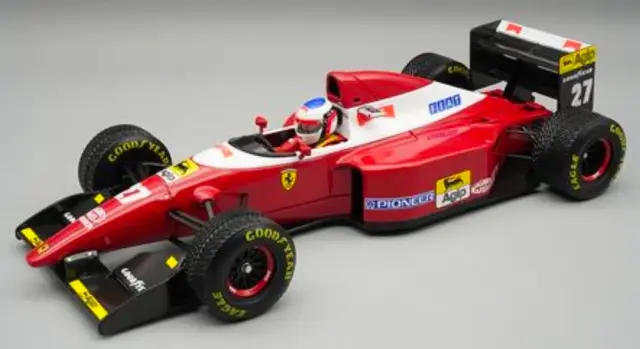 [予約] テクノモデル 1/18 フェラーリ F93A ブラジルGP 1993 No.27 ジャン アレジ レインタイヤ車 ドライバーフィギュア付き　TMD18-337C