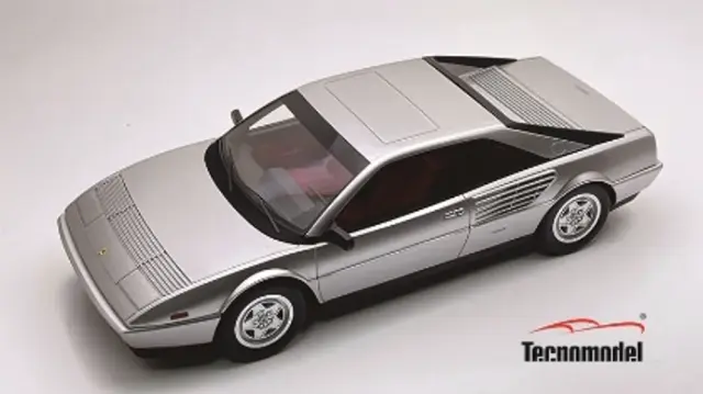 [予約] テクノモデル 1/18 フェラーリ モンディアル 3.2 1985 ニュルブルクリンクシルバー　TM18-355B