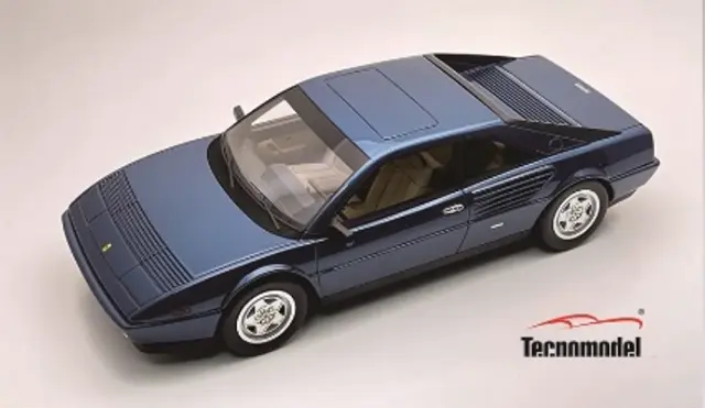 [予約] テクノモデル 1/18 フェラーリ モンディアル 3.2 1985 アブダビブルー　TM18-355D