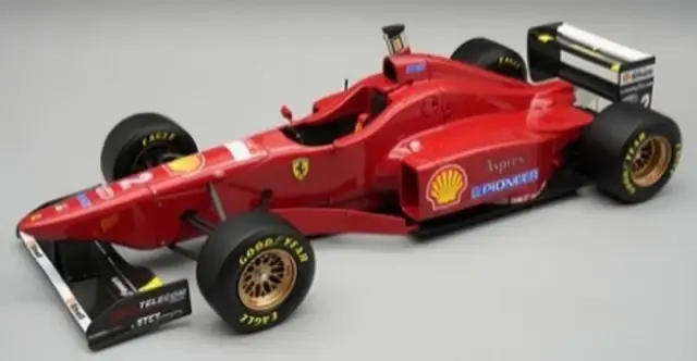 [予約] テクノモデル 1/18 フェラーリ F310 サンマリノGP 1996 エディ・アーバイン デカール加工品　TM18-387BDC
